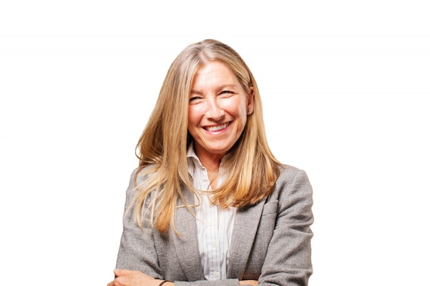 Uśmiechnięty lider po szkoleniu